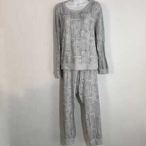 Pajama 2Pc Set Gray Large Women Honey Dews Lounge Wear